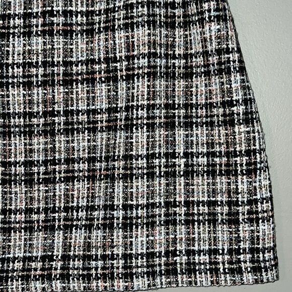 Ann Taylor LOFT tweed mini skirt size 14 - Picture 2 of 7